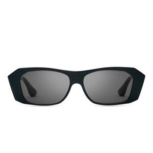 DITA Noxya Geometric Rectangular Frame Sunglasses with Tapered Temples